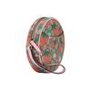 Gucci Strawberry Print Logo Canvas Round Coin Purse Handbag Women Handbags Ebony Red Pink 576213-GZRAT-8483