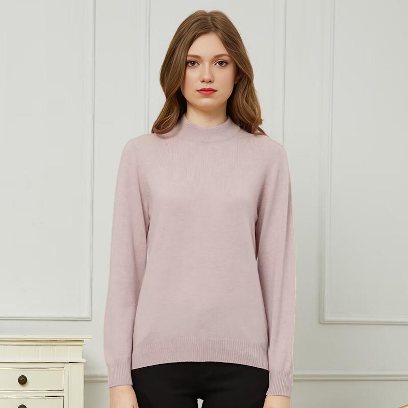 Hengyuanxiang Y2250 Women's Premium Wool & Cashmere Blend Crewneck Sweater