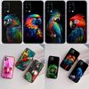Parrot bird Shell Phone Case for Samsung Galaxy Note 10 20 S23 S24 S25 Ultra FE Plus Edge Lite A02S A35 A07 A17