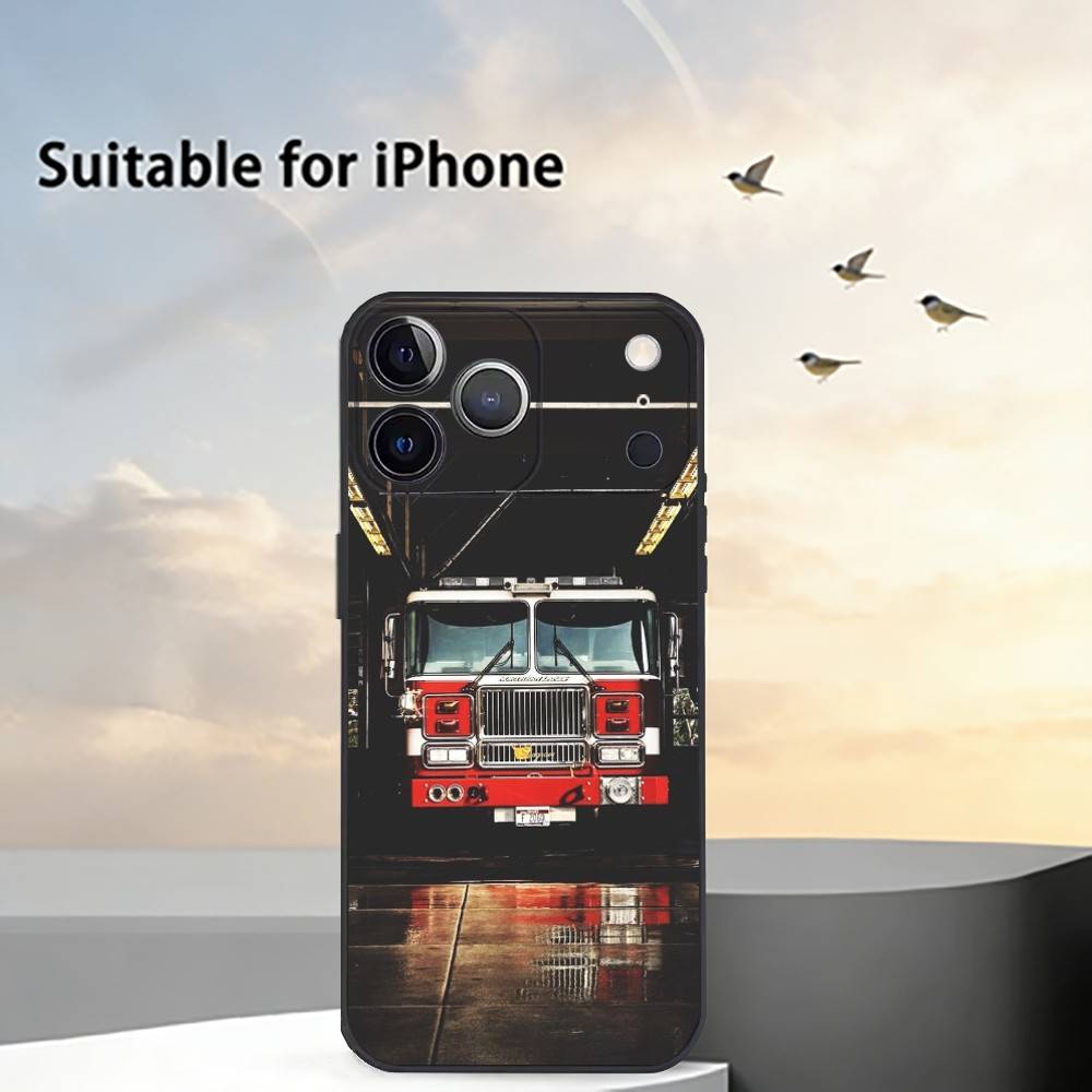 F-Fireman Firefighter Phone Case For iPhone 17, 16,15,14,13,12,11 Plus,Pro Max, Others Soft Black Cover
