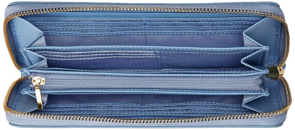 Auf Geldbörse Rund Reißverschluss Magenta Blau [Lanvin Bleu] Damen