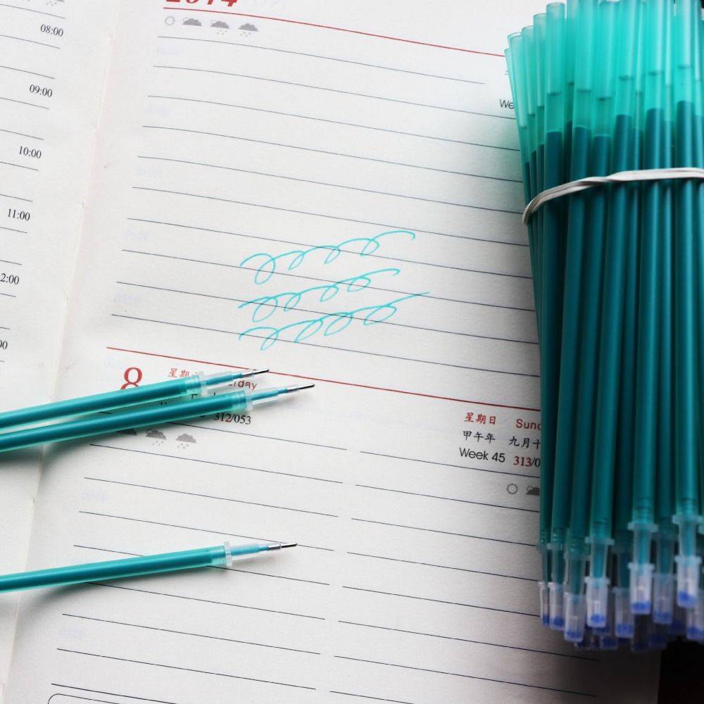 10PCS/Set Erasable Neutral Pen Core Writing Tool Neutral Pen Refill  Art Painting Supplies