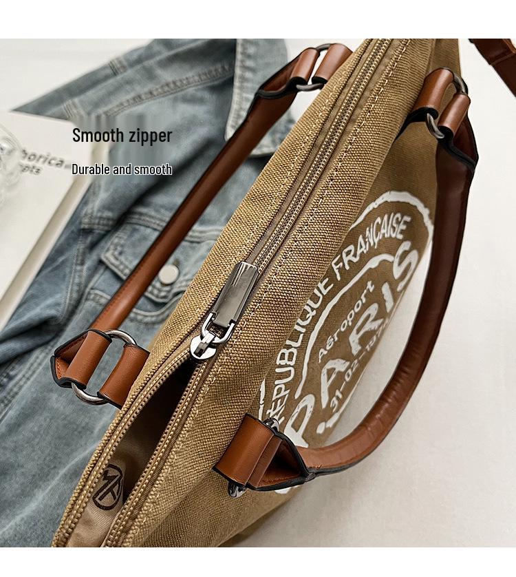 2024 Trendy Women's Letter Tote Handbags: Large Capacity, Casual Commuting, One-Shoulder & Crossbody