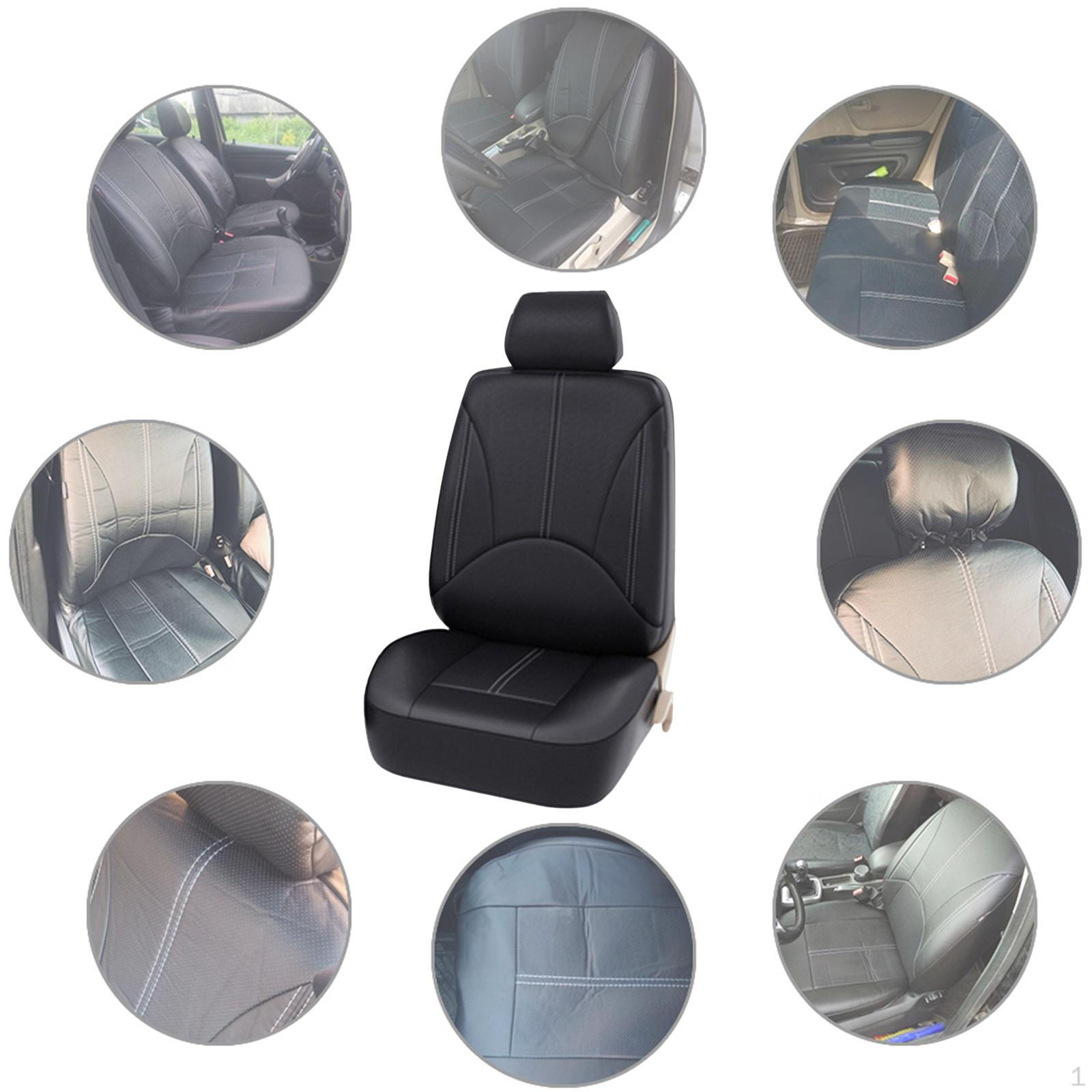 

Covers Classic Washable Luxurious for Most Car Suvs Auto Parts Black 1pc