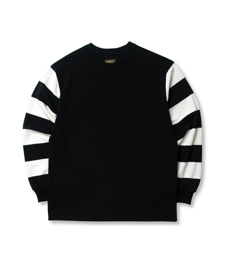 Beullaegpipi Nero Pp Mr Manica a Strisce L/S (Guida in Moto)