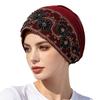 Ethnic Hat Womens High Crown Foldable Sun Hat With Breathable Polyester For Spring