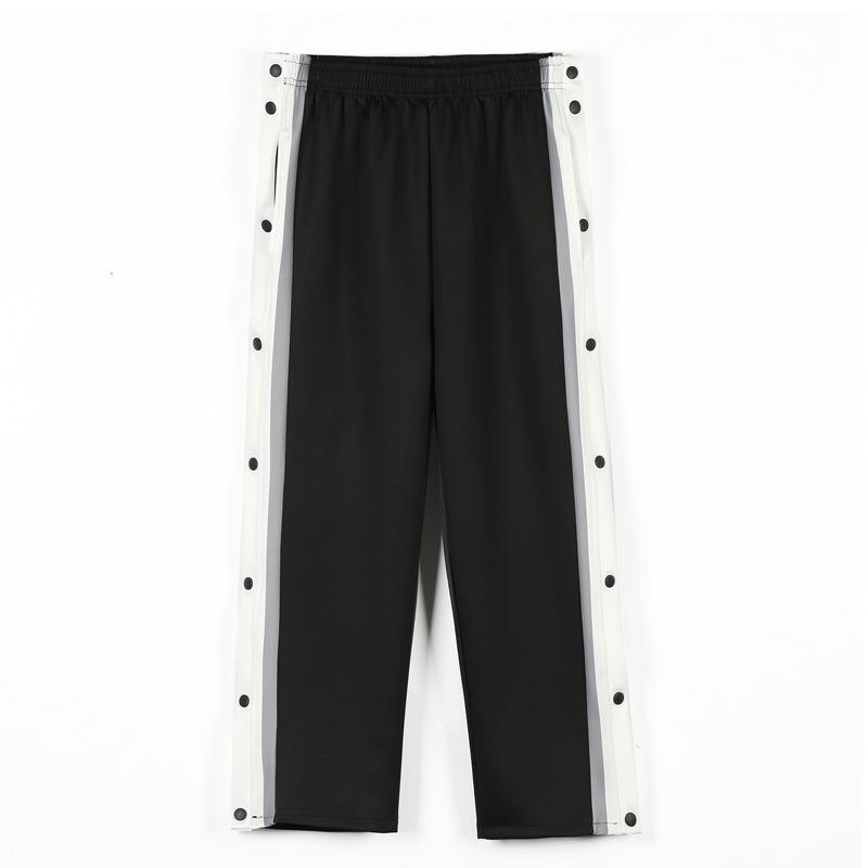 Men's Color Block Straight-Leg Basketball Sweatpants - Spring/Autumn Casual