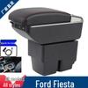 Ford Fiesta Armrest Box for Sedan & Hatchback - Compatible with New & Old Models, Modification Accessory