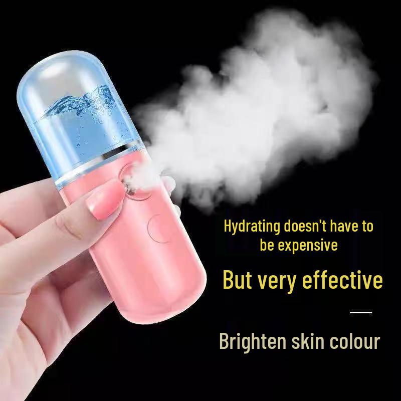 Rechargeable Nano Hot & Cold Spray Hydrator: Portable Winter Skincare Device for Moisturizing & Personal Care