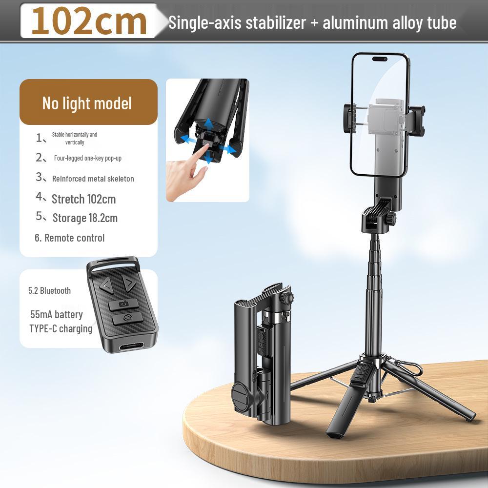 

Q36 Handheld Gimbal Stabilizer: Single-Axis Anti-Shake Bluetooth Selfie Stick for Live Streaming, Photography, and Vlogging.