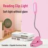 USB Charging LED Desk Lamp with Eye Protection & Flexible Hose Clip for Dorms and Bedside Use