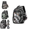 Oxford Fabric Student Backpack With Breathable Design For High School And College Use