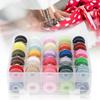 50pcs Portable Colorful Handcraft Sewing Kit Thread Home Use Tool with Storage Box