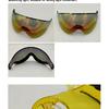 LOCLE Ski Helmet Visors of MS95 MS99 Multifunctional Wind-proof Dust-proof Spare Lens UV Protection Skiing Helmet Extra Lens