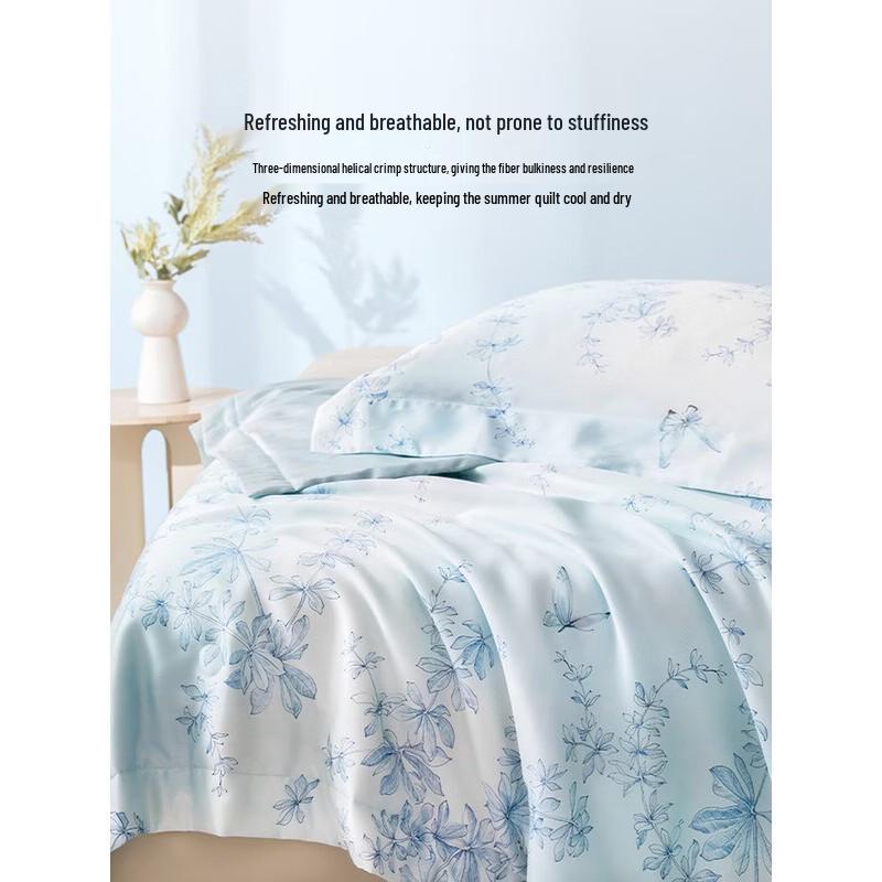 MENGJIE Star River Silhouette Lyocell Summer Cool Quilt