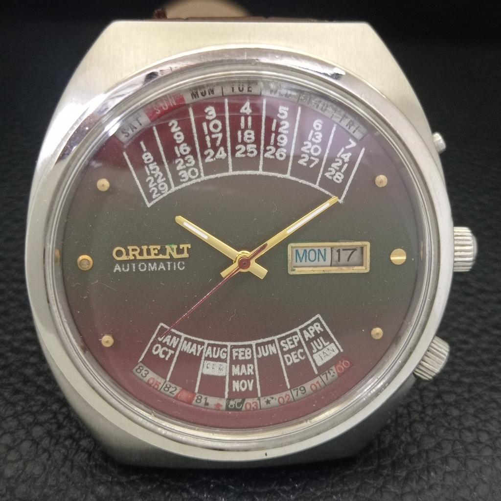 VINTAGE ORIENT 100 YEARS AUTOMATIC JAPAN MENS ORIGINAL DIAL WATCH a703119-1 R213-a703119