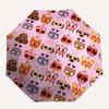 1pc Heart-Eyed Pets Automatic Folding Umbrella, Portable & Foldable Design with 8 Ribs, Casual Outdoor Accessory Yy250805122
