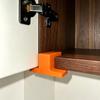 Fisso per Installazione Ante di Mobili Localizzatore per Falegnameria Staffa Angolare a T Strumento di Bloccaggio da 18 mm per Mobili a Pavimento e Soffitto