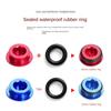 Waterproof Bicycle Crankset Dust Cover Aluminum Zinc Zinc Alloy Bike Crank Dust Cap   Crank Plugs