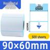 Self-Adhesive Thermal Barcode Stickers for Milk Tea & Supermarket Scale