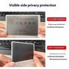 Anti-Peep Card Holder Double-Sided Id Card Protective Cover Bank Card Anti-Leakage Protection Privacy Document Holder Anti-Demag