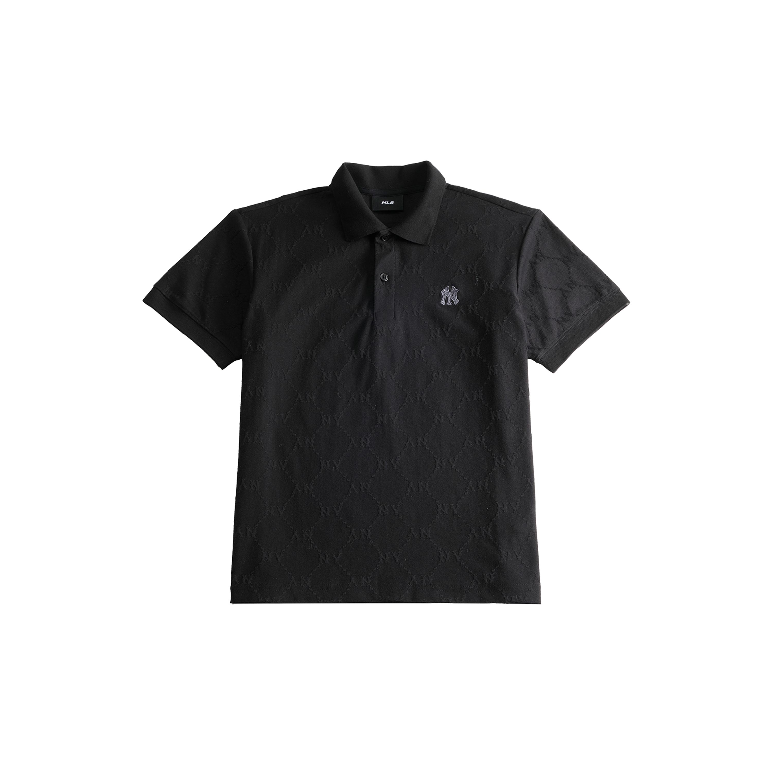 MLB MONOGRAM SS26 Polo Shirt Unisex 3APQM0163-50BKS S