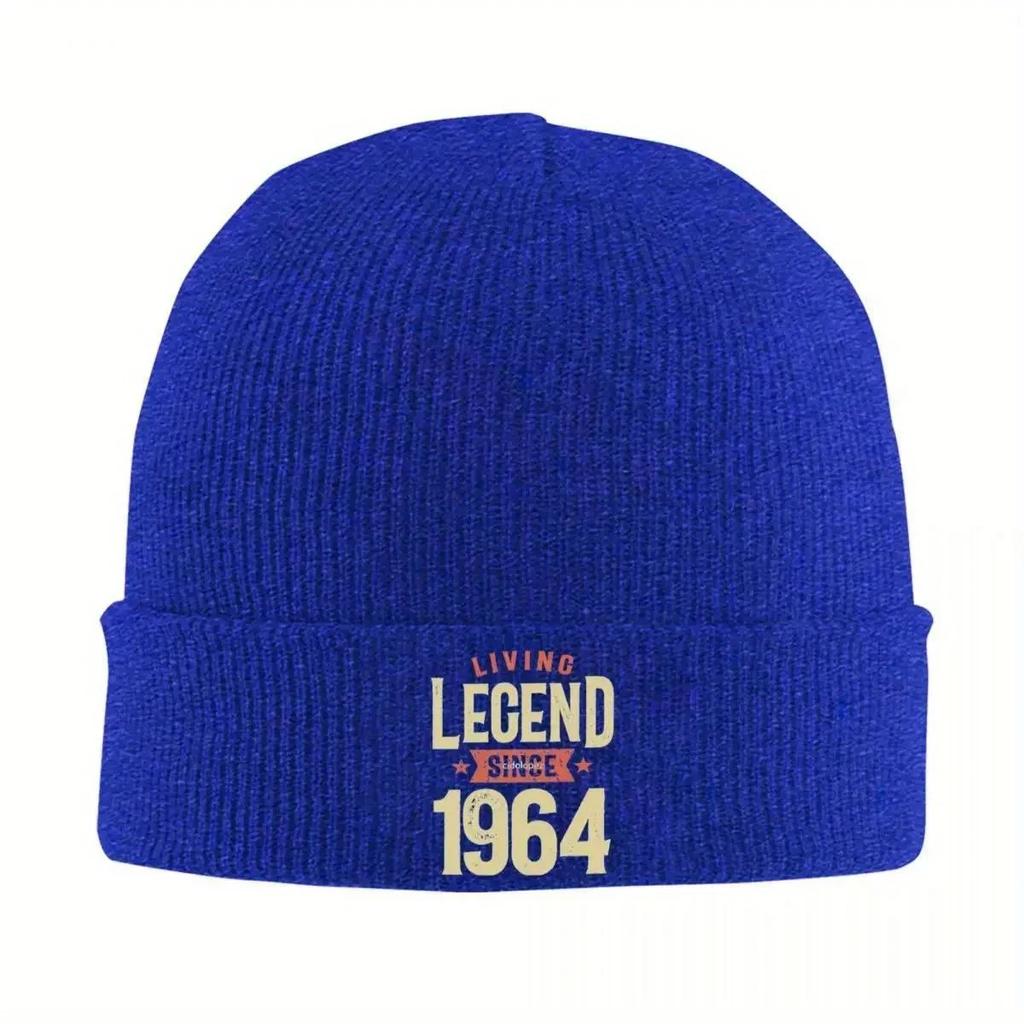 NEW Living Legend  Beanie Hats Knit Hat Outdoor Sport Warm Unisex Women Caps Autumn Winter Graphic Retro Bonnet Hats Gift