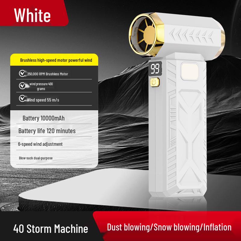 Portable High-Speed Handheld Fan & Hair Dryer for Outdoor Camping and Dust Removal