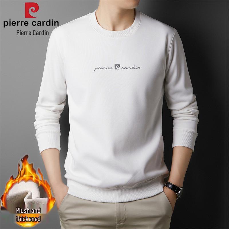

Men s 2025 Winter Plus Velvet Thickened Round Neck Long Sleeve T-shirt Base Layer M