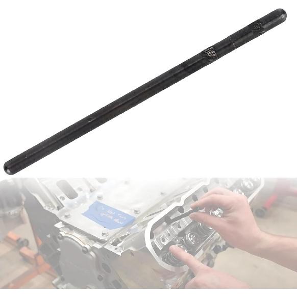Acouto Pushrod Length Checker 6.8-7.8 inches Push Rod Length Checking Tool Pushrod Measuring Tool Pinion Depth Checker 7702-1 Iron Black Adjustable