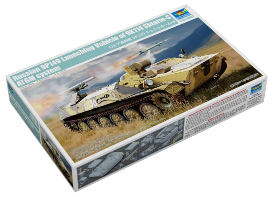 

Trumpeter 1/35 scale Russian Federation Army 9P149 Shtrum-S Plastic Model Kit 09605