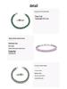 Platinum-Plated Multi-Color Zircon Bracelet - 6mm Diamond Accent for Women