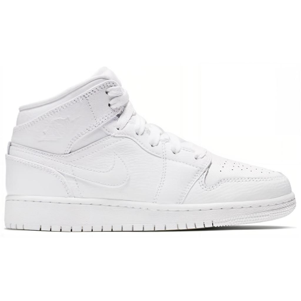 Jordan 1 Mid Triple White 2019 GS 554725-129