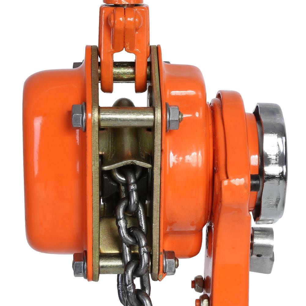 0.75t Orange Color Chain Block Hoist Ratchet Hoist Ratchet Lever Pulley Lifting 3meters