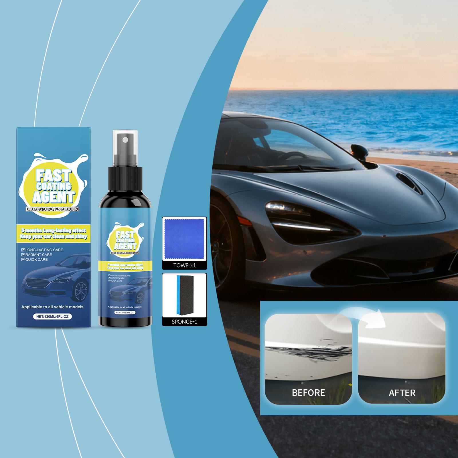 

Automotive Painting And Spray Painting Surface Care Enhances Gloss, Easy To Clean, Safe And Environmentally Friendly,120ML One Size синий