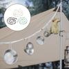 Camp Storage Rope Hanging His Camping Equipment From , Horizontal Organizer
