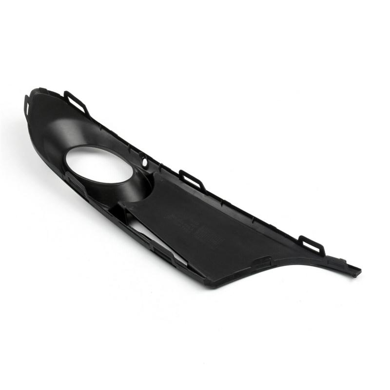 2Pcs Left Right Bumper Grille Grill Cover Foglamp Light Cover for VW Jetta MK6 2011 2012 2013 2014 5C6853665 5C6853666