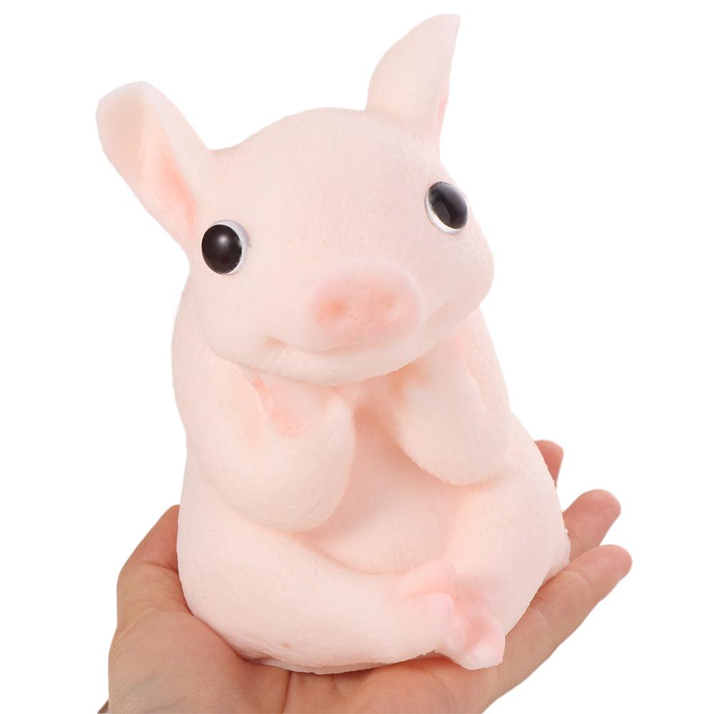 Slow Rebound Animal Piggy Squeeze Toy Animal Big Piggy Fidget Toy  Adults