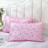 2 Pillowcases Household Pure Washed Cotton Four Seasons Quilted Pillowcase Single and Double Quilted Thickened High-end Pillowcase