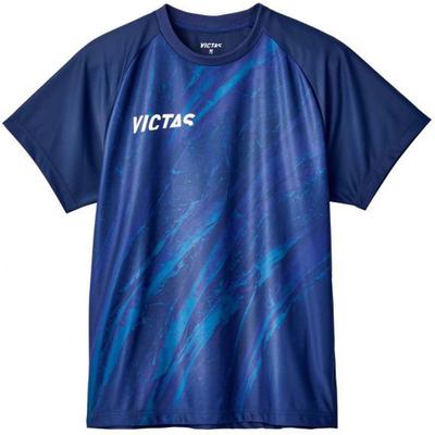Victus Table Tennis Short Sleeve Navy XS 532401 T-Shirt V-NTS413 (6000)