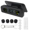 Solar Power With 4 External Sensors Auto Security Alarm Tire Pressure Monitoring System