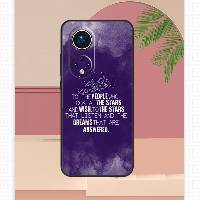 A Court Of Mist And Fury Case For Honor Magic 8 Pro 7 6 5 Lite Honor 200 400 X9c X9b X9a X8b X8a X8c 50 70 90 Cover