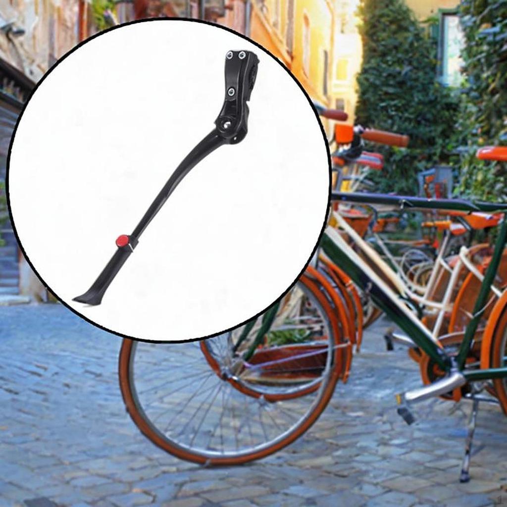 Bike Single Leg Kickstand Side Support Rack Adjustable Non Slip Metal Bicycle Foot Kick Stand
