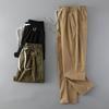 American Pure Cotton Loose Straight Cargo Pants Trendy Men's Summer Cropped Pants Export Original Tail Order Men's Casual Pants