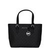 Michael Kors Jet Set Monogram Vintage PVC Tote Bag Women Tote Black 35T9STVT0B-BLACK