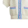 Coach Knitwear Women's Ecru Crew Neck Moderate Cardigan CJ400-VMI