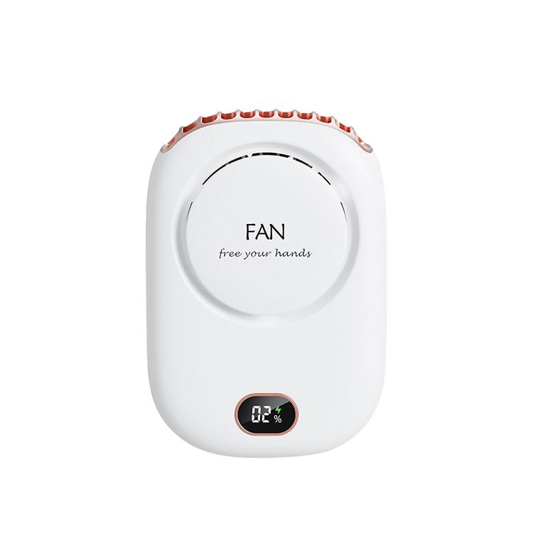 

Портативный подвесной вентилятор для шеи, мини-вентиляторы для охлаждения талии, безлопастный USB перезаряжаемый спортивный вентилятор-кулер для занятий спортом на открытом воздухе, путешествий белый