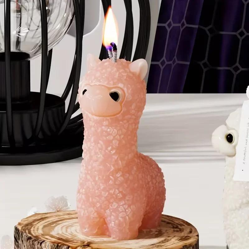 Cute Alpaca Silicone Mold for DIY Clay Resin Handicrafts And Scented Candles 2026 Latest Models Ideal for Home Decor And Holiday