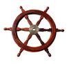 Wood and Brass Decorative Ship Wheel 24" ISO-LRQ-ALO