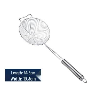 ZISIZ Round Handle Kitchen Skimmer with Hook